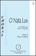 O Nata Lux SSAATTBB choral sheet music cover